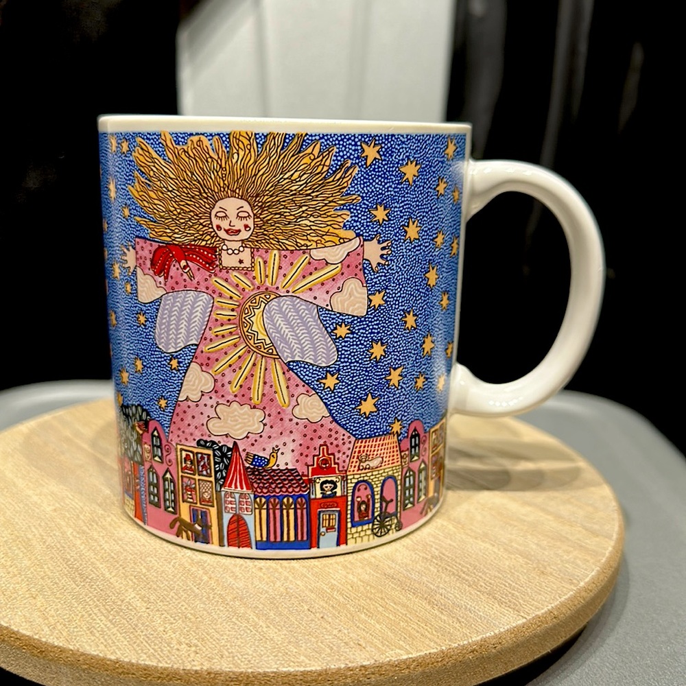 THE GUARDIAN ANGEL Coffee Mug
by kiki suarez 1988 made in JAPAN Novelty …